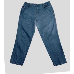 Shades Vintage Jeans Women Blue Wash Denim Straight Leg Pants Size 24